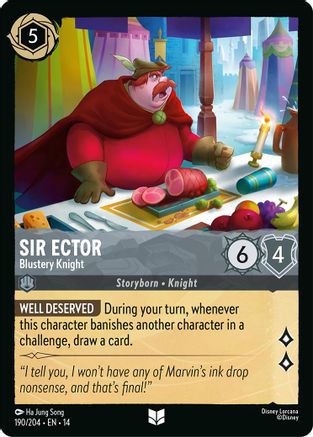 Sir Ector - Blustery Knight (190/204) [Hyperia City]