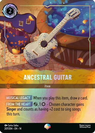 Ancestral Guitar (Epic) (207/204) [Hyperia City] Holofoil-1