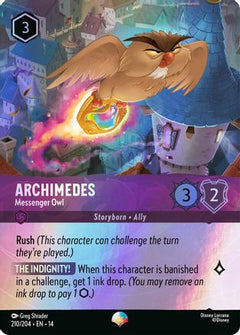 Archimedes - Messenger Owl (Epic) (210/204) [Hyperia City] Holofoil-1