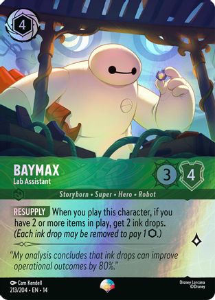 Baymax - Lab Assistant (Epic) (213/204) [Hyperia City] Holofoil