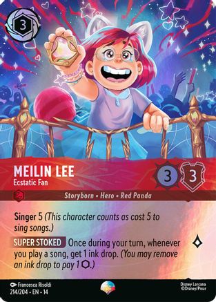 Meilin Lee - Ecstatic Fan (Epic) (214/204) [Hyperia City] Holofoil-1