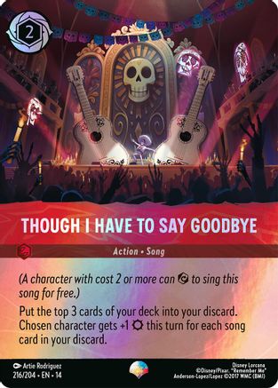 Though I Have to Say Goodbye (Epic) (216/204) [Hyperia City] Holofoil-1