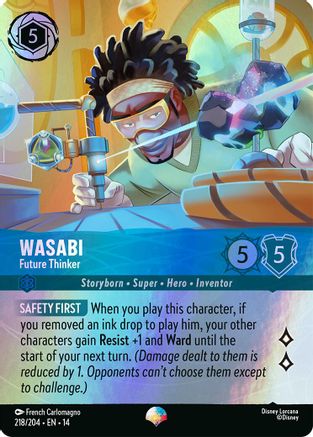 Wasabi - Future Thinker (Epic) (218/204) [Hyperia City] Holofoil-1