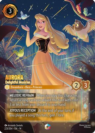 Aurora - Delightful Musician (Enchanted) (223/204) [Hyperia City] Holofoil