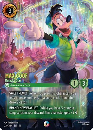 Max Goof - Karaoke Star (Enchanted) (229/204) [Hyperia City] Holofoil-1