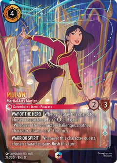 Mulan - Martial Arts Master (Enchanted) (234/204) [Hyperia City] Holofoil-1