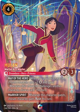 Mulan - Martial Arts Master (Enchanted) (234/204) [Hyperia City] Holofoil-1
