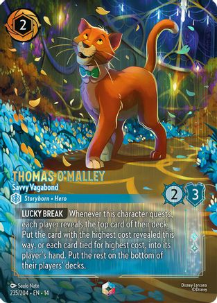 Thomas O'Malley - Savvy Vagabond (Enchanted) (235/204) [Hyperia City] Holofoil-1