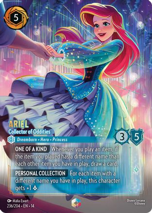 Ariel - Collector of Oddities (Enchanted) (236/204) [Hyperia City] Holofoil-1