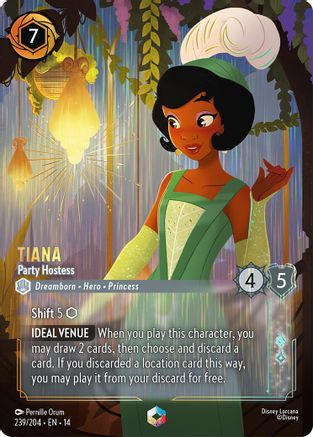 Tiana - Party Hostess (Enchanted) (239/204) [Hyperia City] Holofoil-1