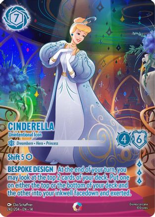 Cinderella - Unintentional Icon (Iconic) (242/204) [Hyperia City] Holofoil-1