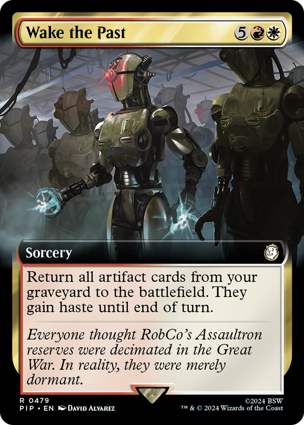 Wake the Past (Extended Art) (479) [Fallout] foil - Deck Out Gaming