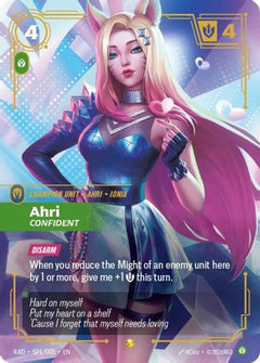 Ahri, Confident (SP) (SP1/005) [Radiance] Foil-1