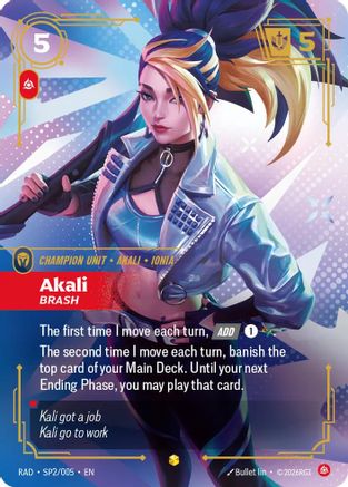 Akali, Brash (SP) (SP2/005) [Radiance] Foil-1