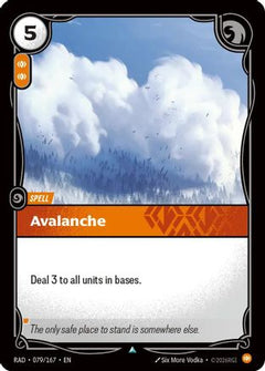 Avalanche (079/167) [Radiance] - Deck Out Gaming