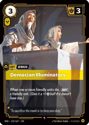 Demacian Illuminators (131/167) [Radiance] Foil