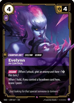 Evelynn, In Control (109/167) [Radiance] Foil-1