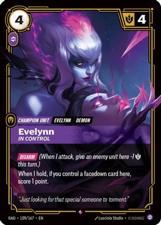 Evelynn, In Control (109/167) [Radiance] Foil-1