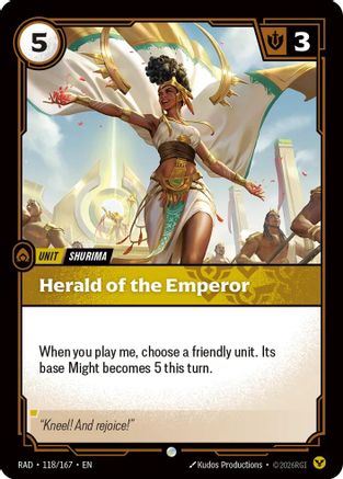 Herald of the Emperor (118/167) [Radiance]