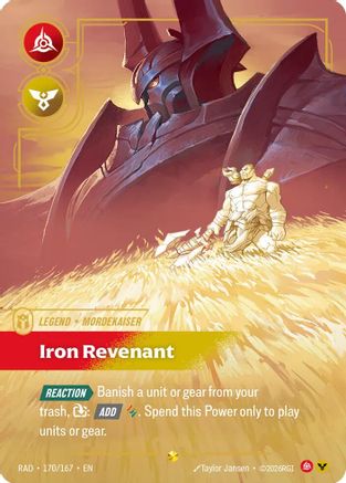 Mordekaiser, Iron Revenant (Overnumbered) (170/167) [Radiance] Foil