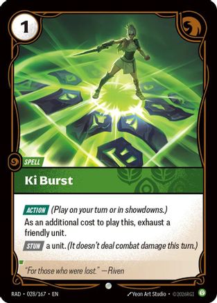 Ki Burst (028/167) [Radiance]-1