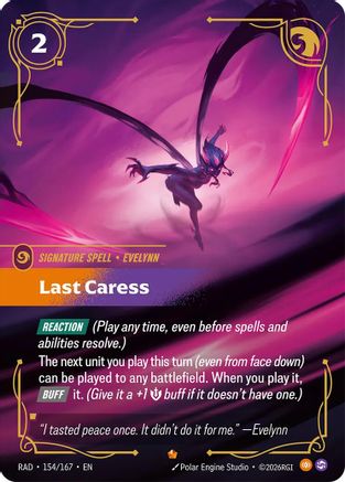 Last Caress (154/167) [Radiance] Foil-1
