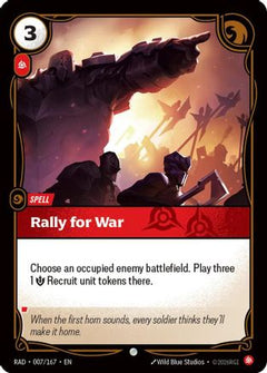 Rally for War (007/167) [Radiance]-1