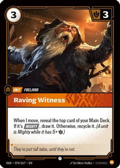 Raving Witness (074/167) [Radiance]-1
