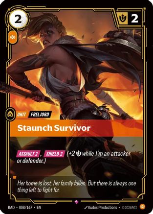 Staunch Survivor (088/167) [Radiance] Foil-1