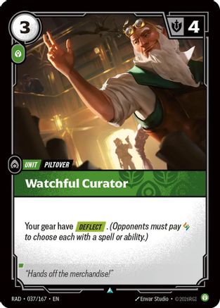Watchful Curator (037/167) [Radiance]-1