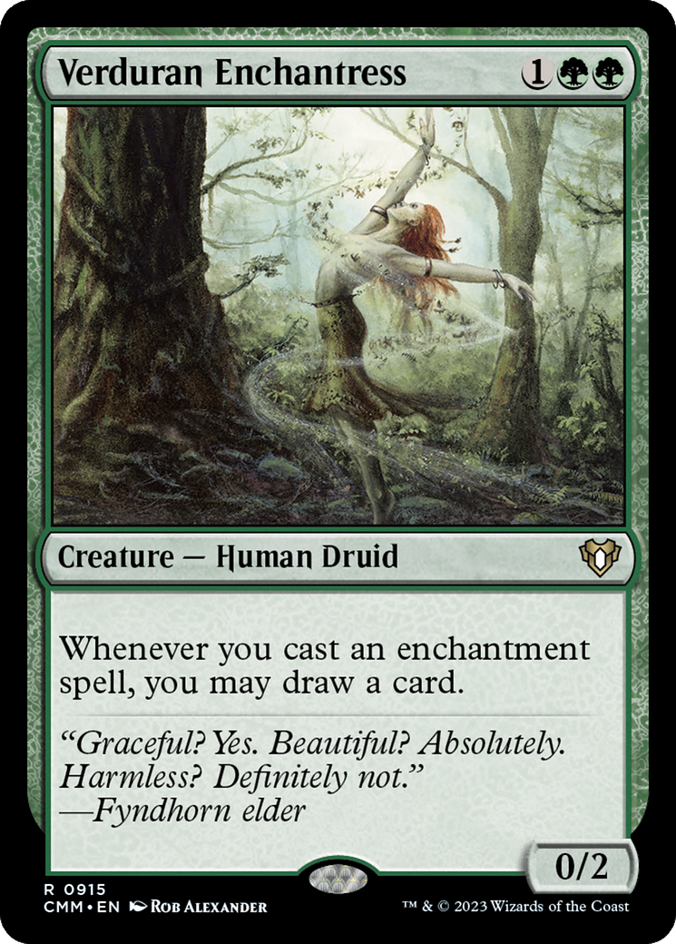 Verduran Enchantress (915) [Commander Masters] - Deck Out Gaming