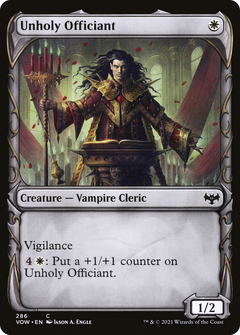 Unholy Officiant (Showcase) (286) [Innistrad: Crimson Vow] - Deck Out Gaming
