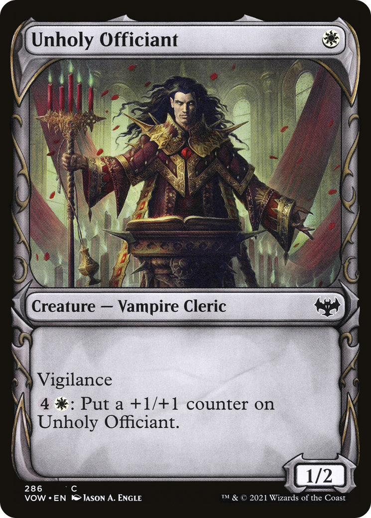 Unholy Officiant (Showcase) (286) [Innistrad: Crimson Vow] - Deck Out Gaming