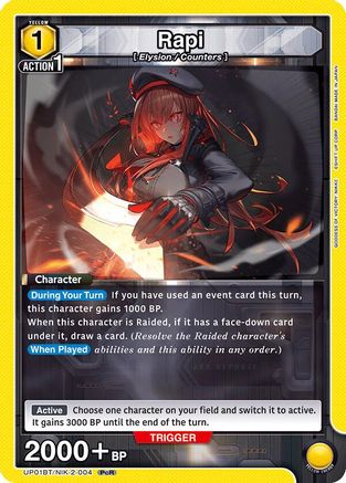Rapi (UP01BT/NIK-2-004) [UP01BT: GODDESS OF VICTORY: NIKKE Precious Booster] Foil - Deck Out Gaming