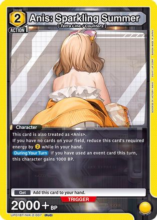Anis: Sparkling Summer (007) (UP01BT/NIK-2-007) [UP01BT: GODDESS OF VICTORY: NIKKE Precious Booster] Foil - Deck Out Gaming