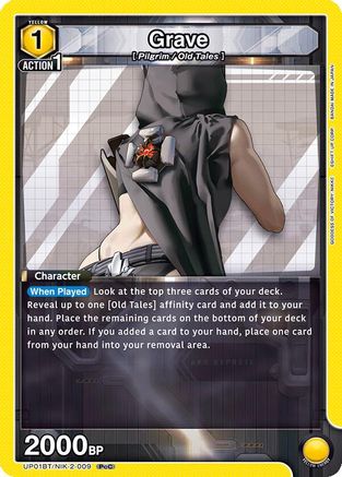 Grave (009) (UP01BT/NIK-2-009) [UP01BT: GODDESS OF VICTORY: NIKKE Precious Booster] Foil - Deck Out Gaming