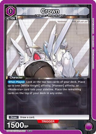 Crown (020) (UP01BT/NIK-2-020) [UP01BT: GODDESS OF VICTORY: NIKKE Precious Booster] Foil - Deck Out Gaming