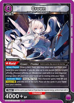 Crown (022) (UP01BT/NIK-2-022) [UP01BT: GODDESS OF VICTORY: NIKKE Precious Booster] Foil - Deck Out Gaming