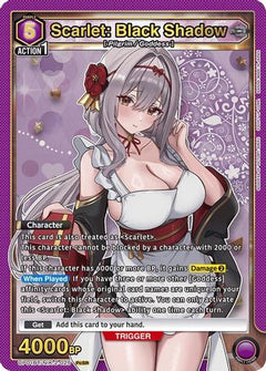 Scarlet: Black Shadow (025) (UP01BT/NIK-2-025) [UP01BT: GODDESS OF VICTORY: NIKKE Precious Booster] Foil - Deck Out Gaming