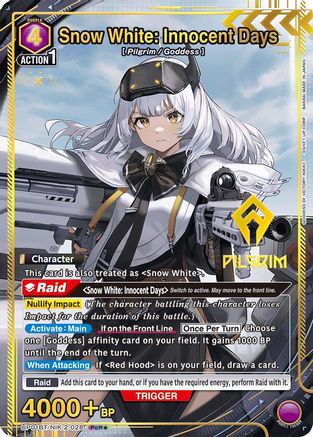 Snow White: Innocent Days (028) (PcR*) (UP01BT/NIK-2-028) [UP01BT: GODDESS OF VICTORY: NIKKE Precious Booster] Foil - Deck Out Gaming