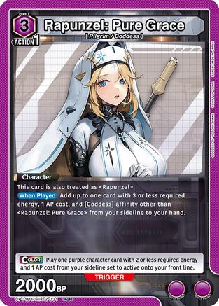 Rapunzel: Pure Grace (031) (UP01BT/NIK-2-031) [UP01BT: GODDESS OF VICTORY: NIKKE Precious Booster] Foil - Deck Out Gaming