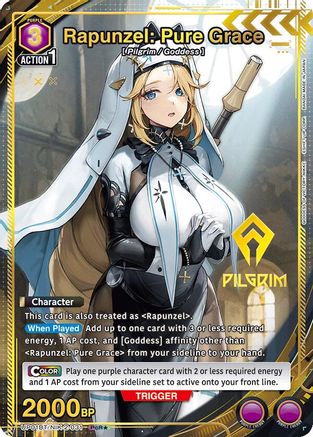 Rapunzel: Pure Grace (031) (PcR*) (UP01BT/NIK-2-031) [UP01BT: GODDESS OF VICTORY: NIKKE Precious Booster] Foil - Deck Out Gaming