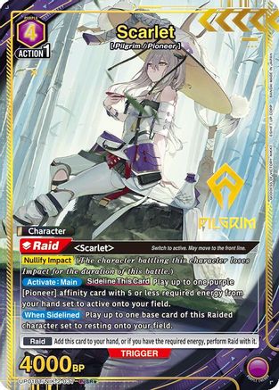Scarlet (PcSR*) (UP01BT/NIK-2-037) [UP01BT: GODDESS OF VICTORY: NIKKE Precious Booster] Foil - Deck Out Gaming