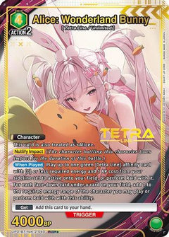 Alice: Wonderland Bunny (PcSR*) (UP01BT/NIK-2-040) [UP01BT: GODDESS OF VICTORY: NIKKE Precious Booster] Foil - Deck Out Gaming