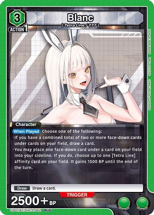 Blanc (UP01BT/NIK-2-042) [UP01BT: GODDESS OF VICTORY: NIKKE Precious Booster] Foil - Deck Out Gaming