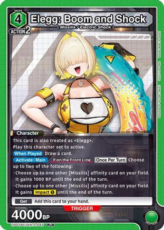 Elegg: Boom and Shock (UP01BT/NIK-2-045) [UP01BT: GODDESS OF VICTORY: NIKKE Precious Booster] Foil - Deck Out Gaming