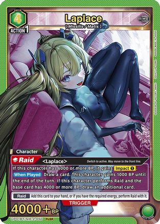 Laplace (050) (UP01BT/NIK-2-050) [UP01BT: GODDESS OF VICTORY: NIKKE Precious Booster] Foil - Deck Out Gaming