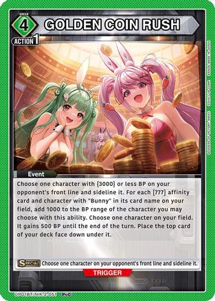 GOLDEN COIN RUSH (UP01BT/NIK-2-051) [UP01BT: GODDESS OF VICTORY: NIKKE Precious Booster] Foil - Deck Out Gaming