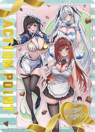 Action Point Card (AP04) (UP01BT/NIK-2-AP04) [UP01BT: GODDESS OF VICTORY: NIKKE Precious Booster] - Deck Out Gaming