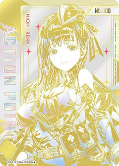 Action Point Card (AP04) (Serial Numbered) (UP01BT/NIK-2-AP04) [UP01BT: GODDESS OF VICTORY: NIKKE Precious Booster] Foil - Deck Out Gaming